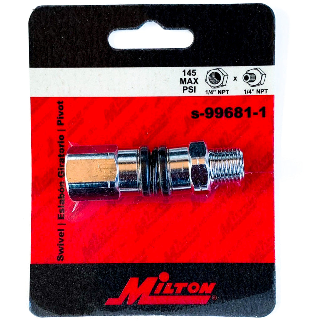 1/4 NPT Full-Swivel Air Hose End Fitting — Milton® Industries Inc.