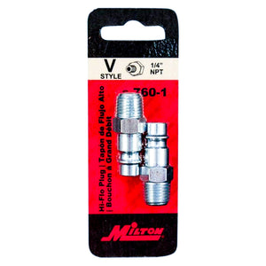 milton v style male fittings