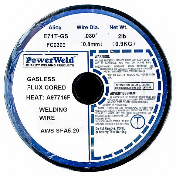 .030 fluxcore welding wire